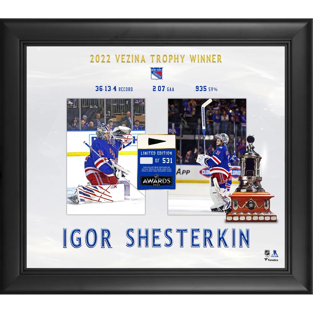 Lids Igor Shesterkin New York Rangers Fanatics Authentic Framed 15
