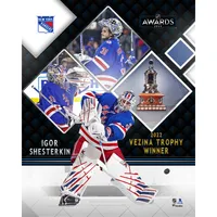 Igor Shesterkin New York Rangers Unsigned 2022 Vezina Trophy Winner Photograph