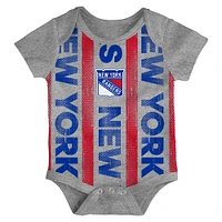 Infant  New York Rangers Loyal Buddies Three-Pack Bodysuit Set