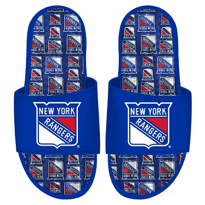 ISlide New York Rangers Team Pattern Gel Slide Sandals