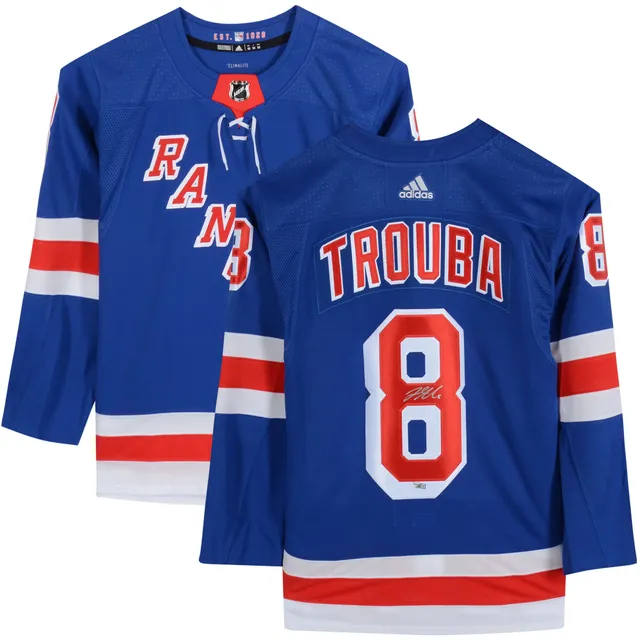 Jacob Trouba New York Rangers Unsigned Fanatics Authentic Defending  Photograph