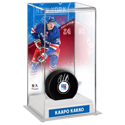 Kaapo Kakko New York Rangers Fanatics Authentic Deluxe Tall Hockey Puck Case