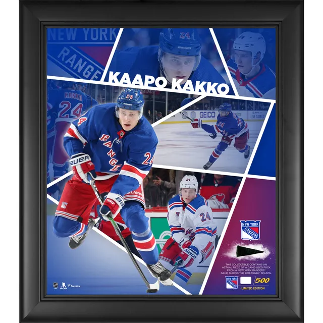 Men's Fanatics Branded Kaapo Kakko Blue New York Rangers Home