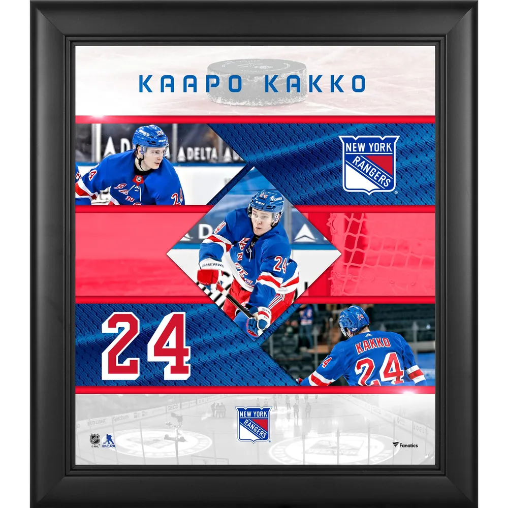 Kaapo Kakko New York Rangers Autographed Blue Fanatics Breakaway