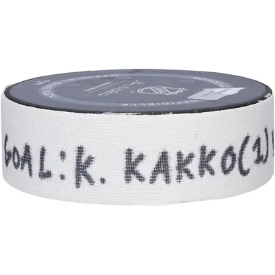 Kaapo Kakko New York Rangers Fanatics Authentic Game-Used Goal Puck from September 28, 2021 vs. Boston Bruins