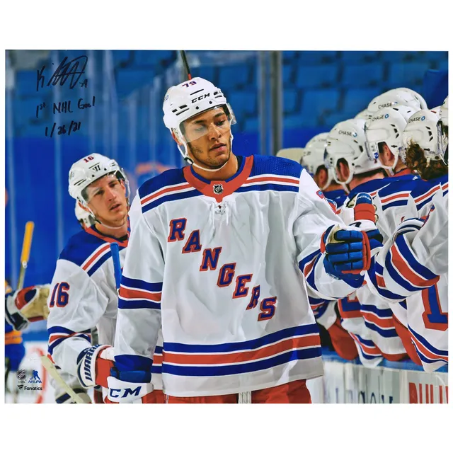 K'Andre Miller New York Rangers Autographed adidas 2020-21 Reverse Retro  Authentic Jersey