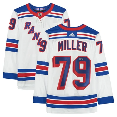 K'Andre Miller New York Rangers Autographed adidas 2020-21 Reverse Retro Authentic Jersey