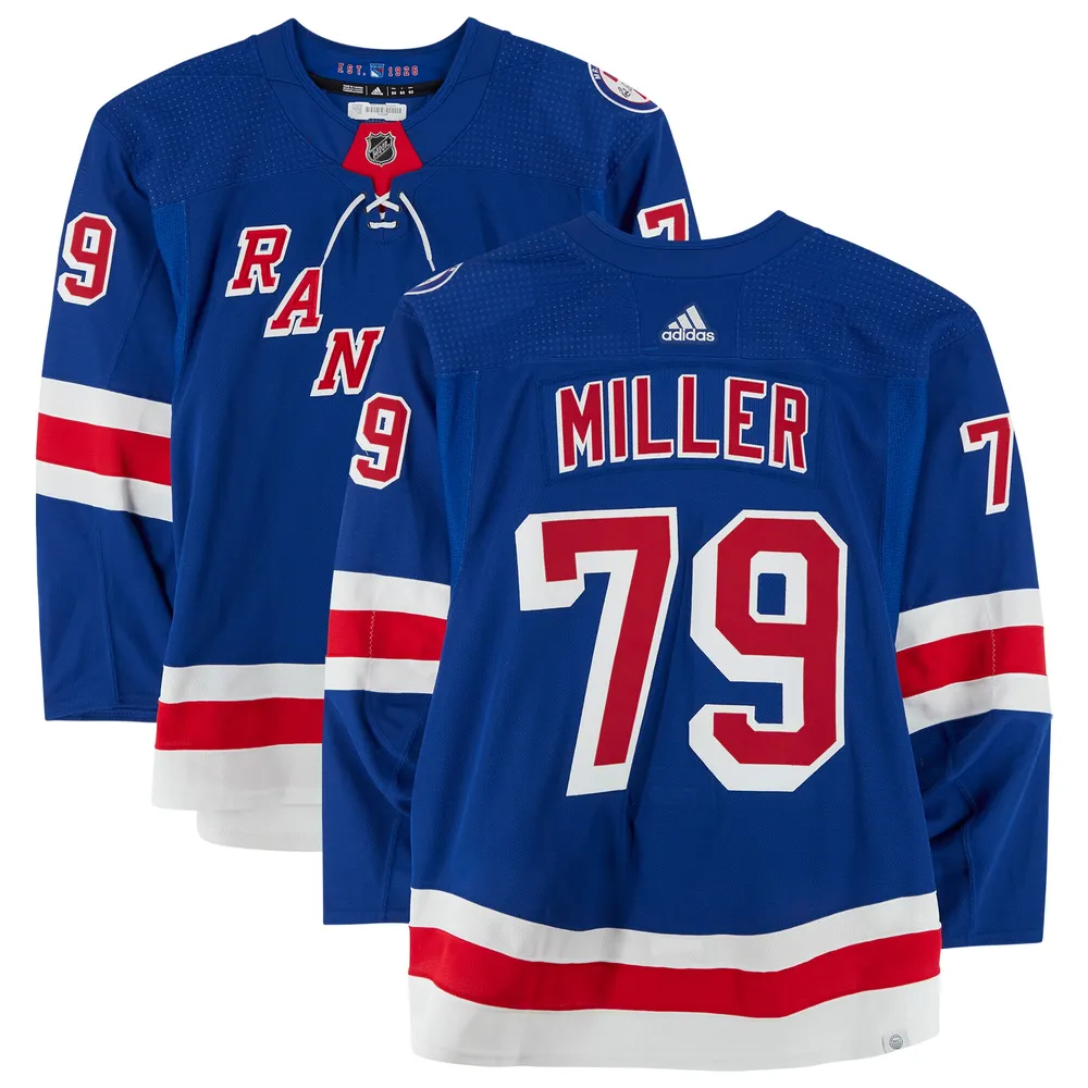Lids K'Andre Miller New York Rangers Fanatics Authentic Game-Used #79 Blue  Jersey Worn During the Eastern Conference Finals of the 2022 Stanley Cup  Playoffs vs. Tampa Bay Lightning on June 1, 3