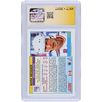 Mark Messier New York Rangers Autographed 1991-92 Score Canadian Bilingual #635 CGC Fanatics Witnessed Authenticated Card