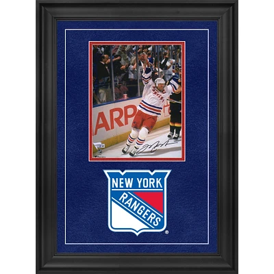 Mark Messier New York Rangers Autographed Deluxe Framed 8'' x 10'' Stanley Cup Goal Celebration Photograph