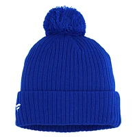 Men's Fanatics  Blue New York Rangers Cuffed Knit Hat with Pom