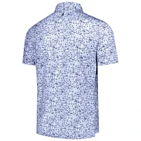 Polo johnnie-O pour hommes, bleu/blanc, New York Rangers Slapshot