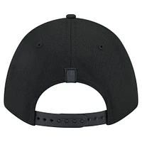 Men's New Era  Black New York Rangers Game Day Stealth Flag 9FORTY A-Frame Adjustable Hat