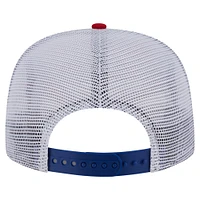 Men's New Era  Blue/Red New York Rangers Throwback V-Dye Adjustable Golfer Hat