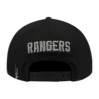 Men's Pro Standard  Cream New York Rangers French Terry Snapback Hat