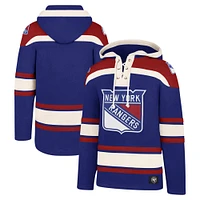 Sweat à capuche '47 New York Rangers Big & Tall Superior Lacer pour hommes, bleu