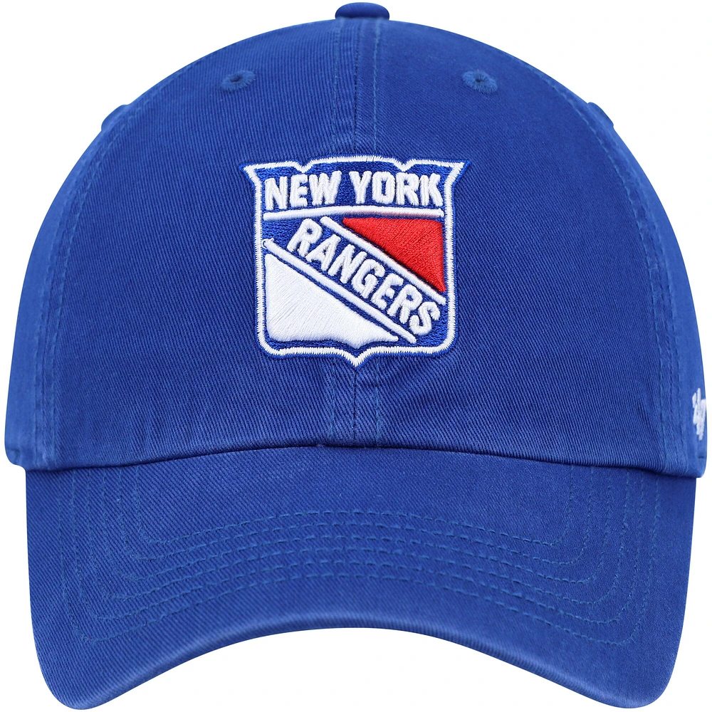 Men's '47 Blue New York Rangers Clean Up Adjustable Hat