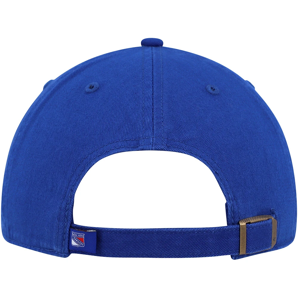 Men's '47 Blue New York Rangers Clean Up Adjustable Hat