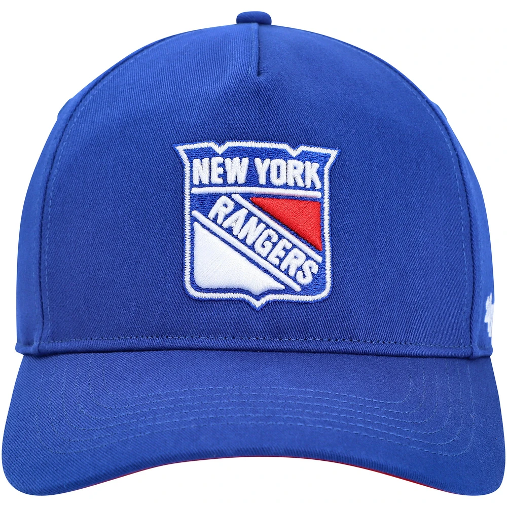 Men's '47 Blue New York Rangers Primary Hitch Snapback Hat