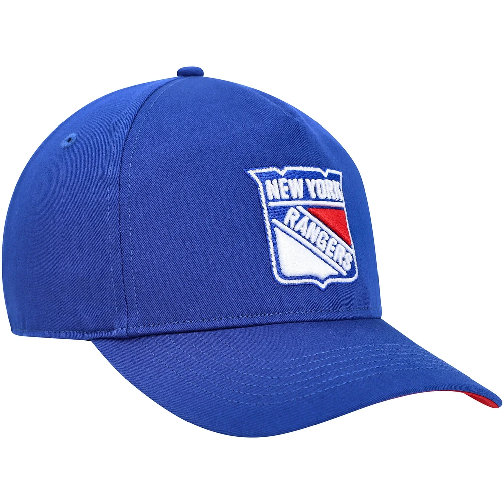 Men's '47 Blue New York Rangers Primary Hitch Snapback Hat