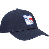 Casquette réglable Clean Up des Rangers de New York '47 bleu marine pour homme
