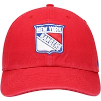 Casquette réglable '47 Red New York Rangers Clean Up pour homme