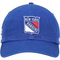 Casquette ajustable Clean Up '47 Royal New York Rangers pour hommes