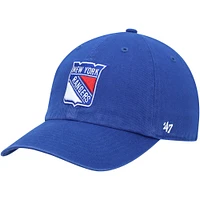 Casquette ajustable Clean Up '47 Royal New York Rangers pour hommes