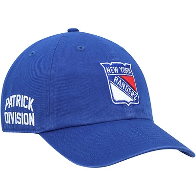 Casquette ajustable Clean Up '47 Royal New York Rangers pour hommes