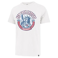 T-shirt Franklin localisé régional des Rangers de New York '47 blanc pour hommes