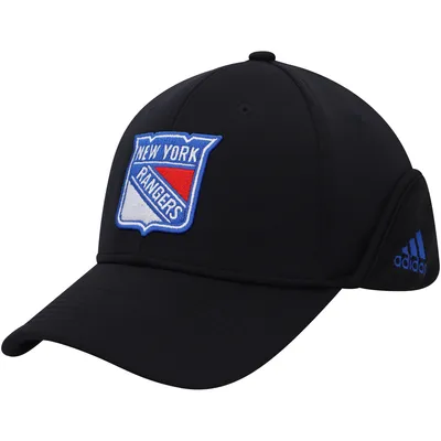 New York NY Rangers 2T XL-WORDMARK Grey-Black Fitted Hat by Mitch