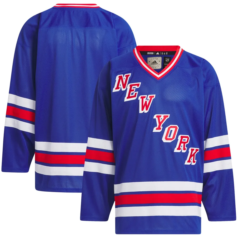 Men's Adidas Royal New York Rangers Reverse Retro 2.0 Authentic Blank Jersey