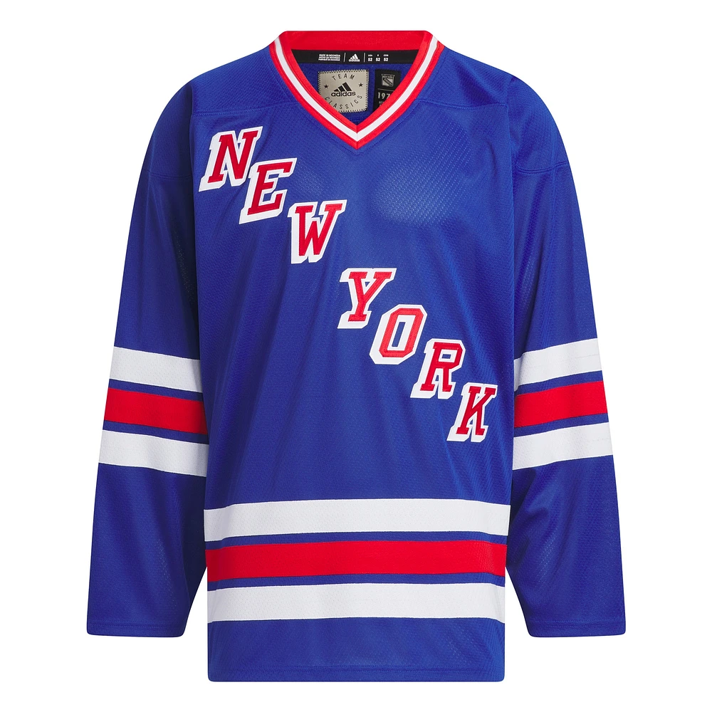 Adidas New York Rangers pour homme - Maillot Team Classic bleu