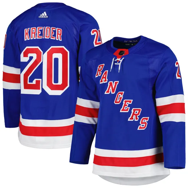 Fanatics Authentic Chris Kreider New York Rangers Autographed 2022-23 Reverse Retro Adidas Authentic Jersey