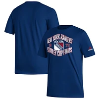 T-shirt adidas bleu marine New York Rangers Fresh Team Classics pour hommes