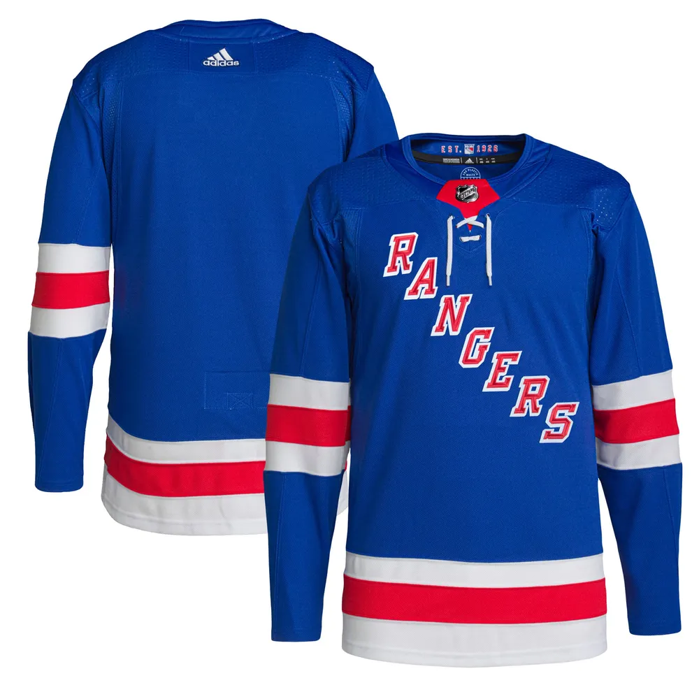 Lids New York Rangers adidas Home Primegreen Authentic Pro Jersey - Royal