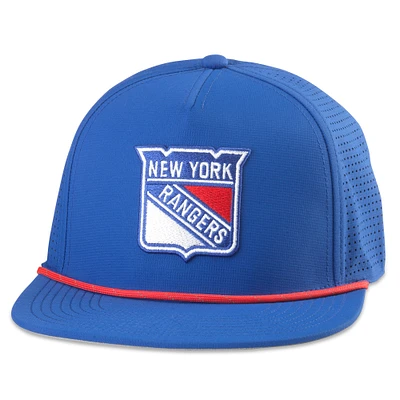 Men's American Needle  Blue New York Rangers Buxton Pro Tech Adjustable Hat