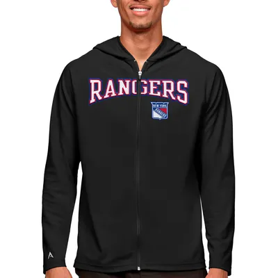 New York Rangers Antigua Legacy Full-Zip Hoodie