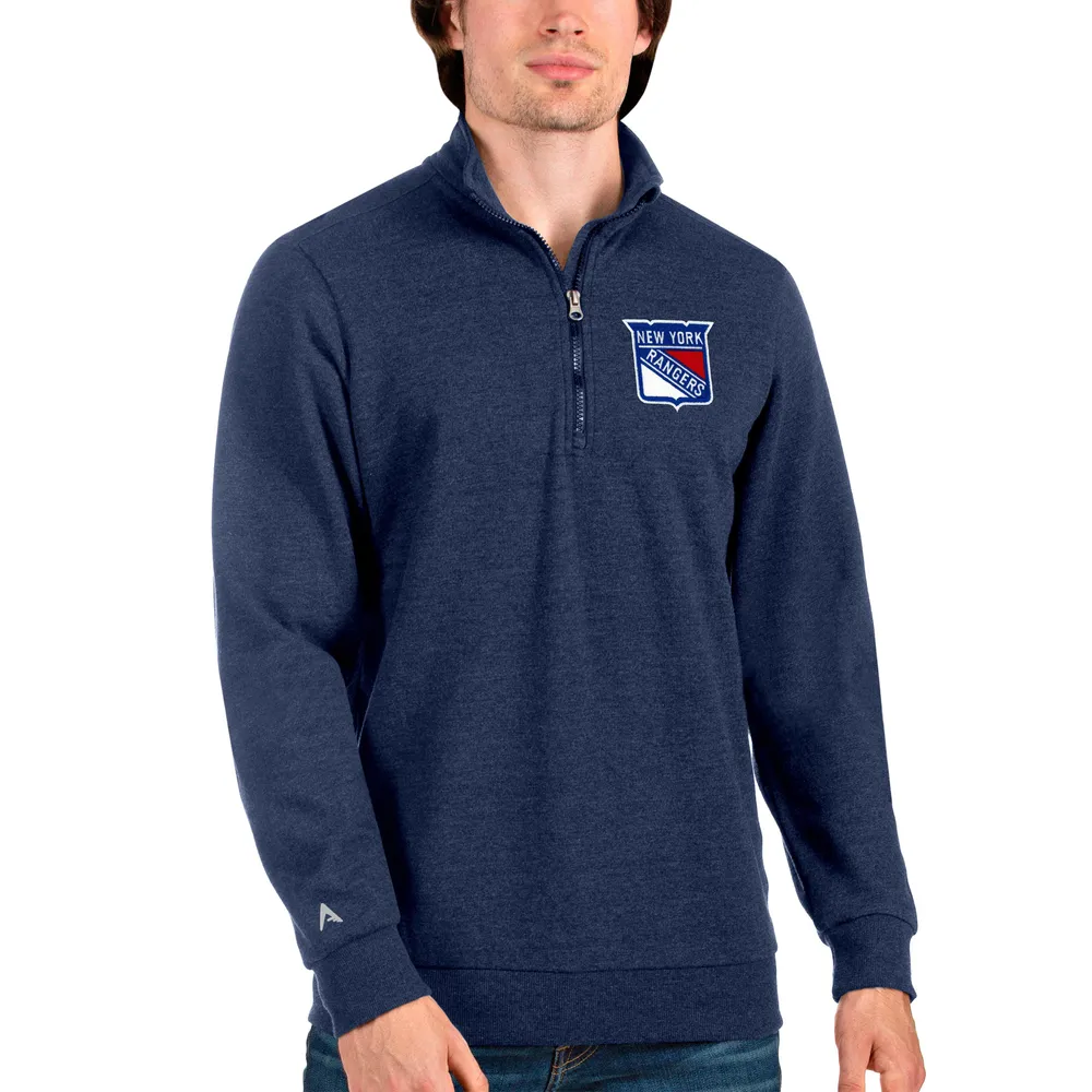 Men's adidas Gray New York Rangers Game Time Pullover Sweatshirt