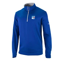 Veste bleue Columbia Rangers Wickham Hills Omni-Wick Quarter-Zip pour hommes