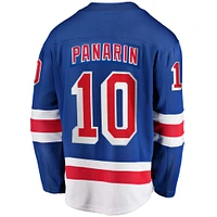 Maillot de joueur échappé à domicile Fanatics Artemi Panarin bleu des Rangers New York pour hommes