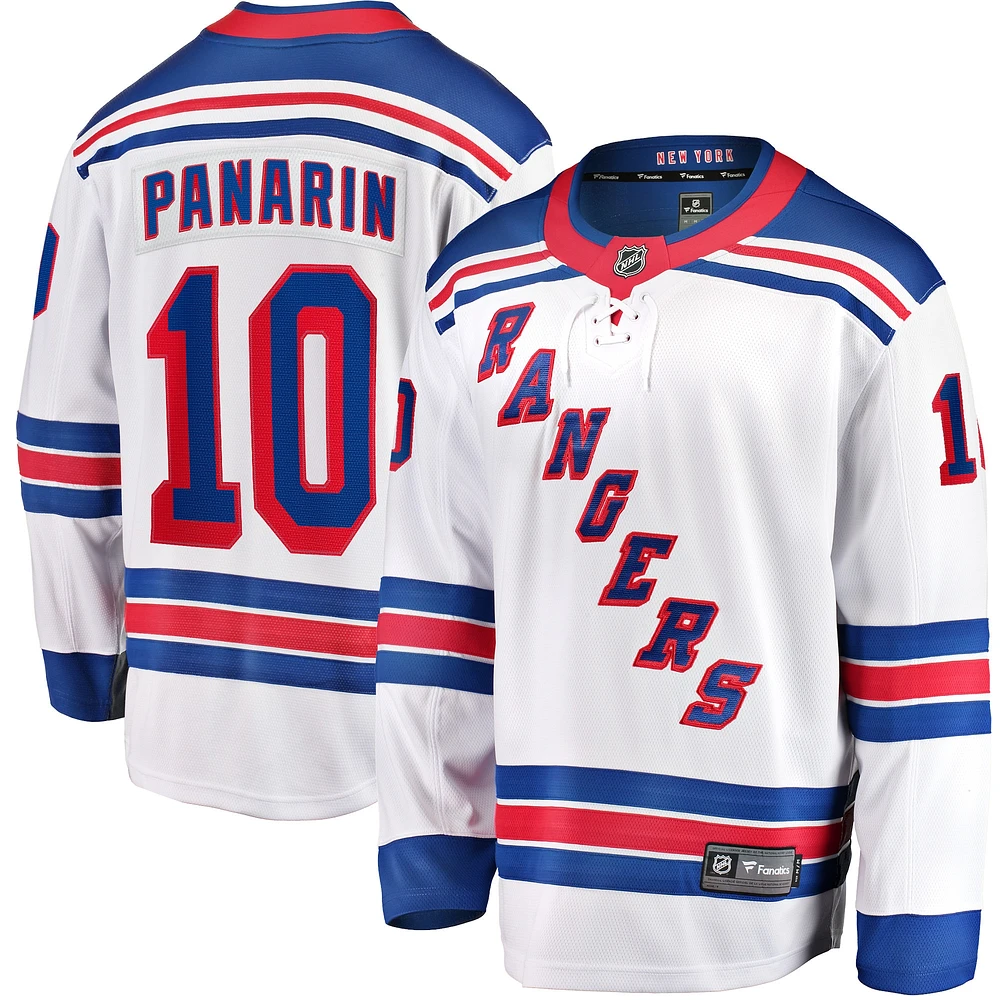 Fanatics pour hommes Artemi Panarin Blanc New York Rangers Away Premier Breakaway Player Maillot