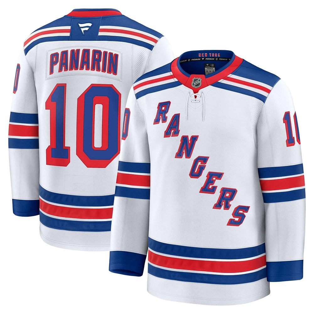 Men's Fanatics Artemi Panarin White New York Rangers Away Premium Jersey