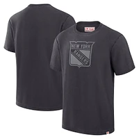 T-shirt noir fanatiques pour hommes des Rangers de New York fabriqué au Canada