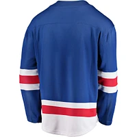 Maillot bleu Fanatics Breakaway Home des Rangers de New York pour hommes