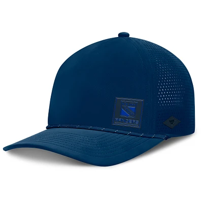 Men's Fanatics Blue New York Rangers Captain Rope Adjustable Hat
