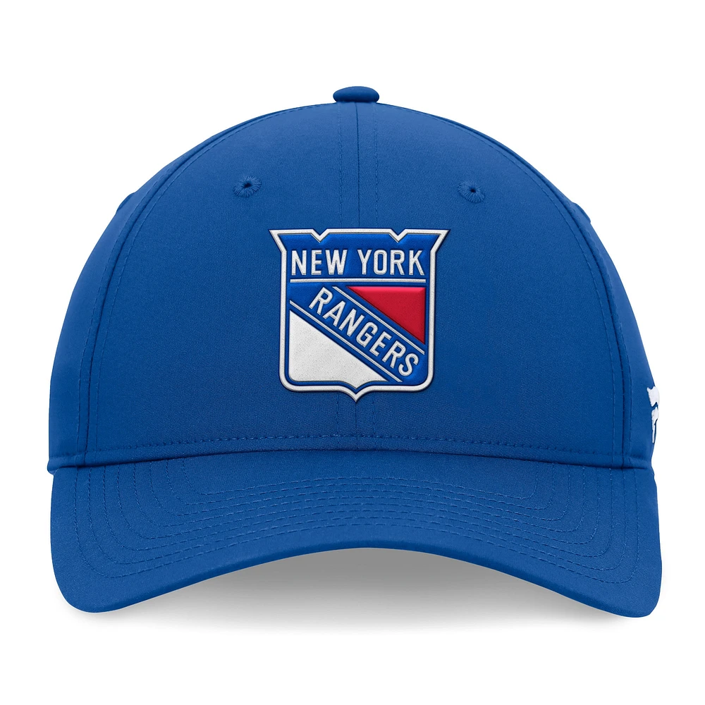 Men's Fanatics Blue New York Rangers Domestic 3D Patch Adjustable Hat