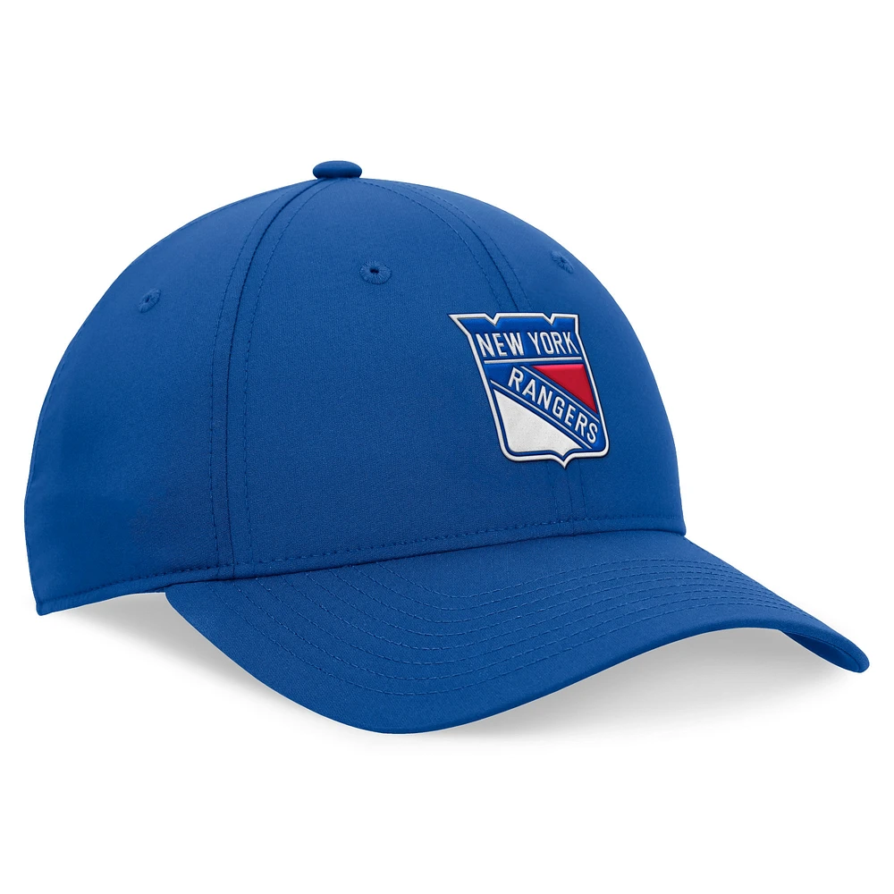 Men's Fanatics Blue New York Rangers Domestic 3D Patch Adjustable Hat