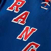 Maillot Fanatics bleu de qualité supérieure pour homme des New York Rangers