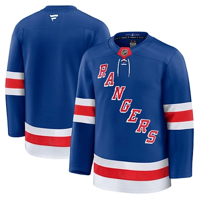 Maillot Fanatics bleu de qualité supérieure pour homme des New York Rangers